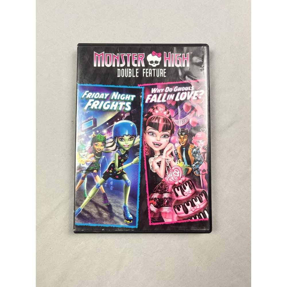 MONSTER HIGH: FRIDAY NIGHT FRIGHTS/WHY DO GHOULS FALL IN LOVE- USED DVD MOVIE